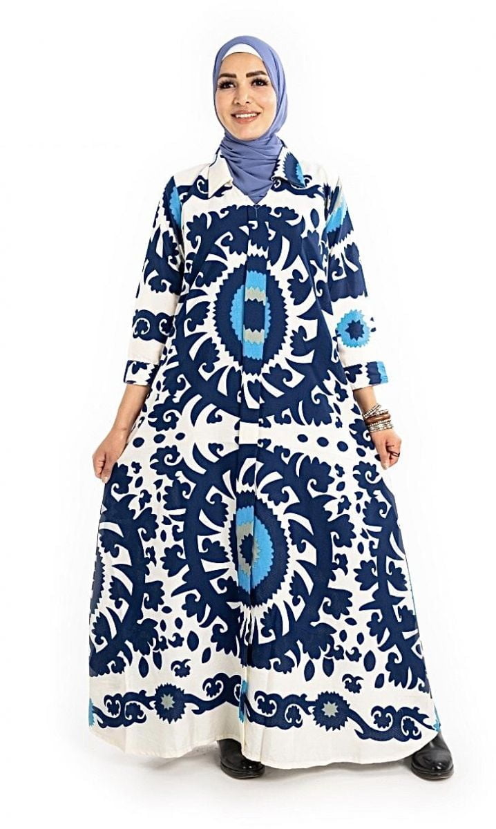 Abaya casual trends ters plaid print