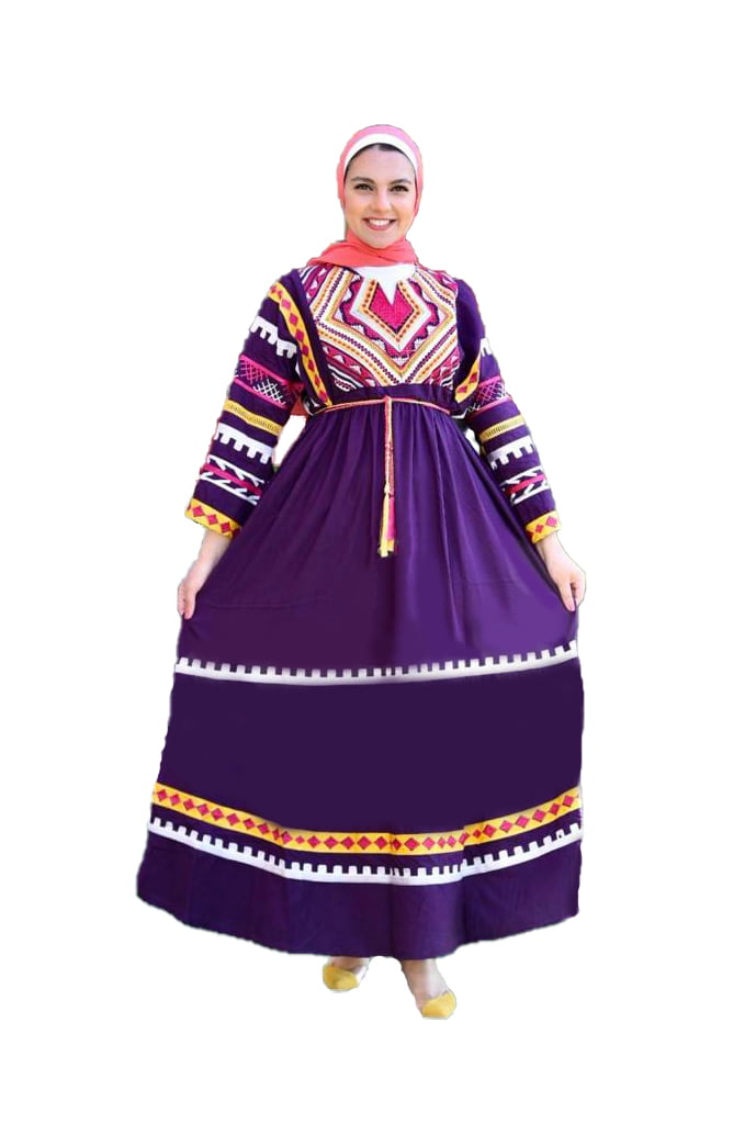 abaya belt purple for a woman