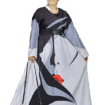 Alamalshop abaya fashion casual-print-plain