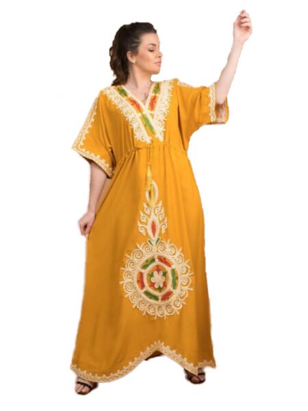 alamalshop-abaya-fashion-casual-yellow