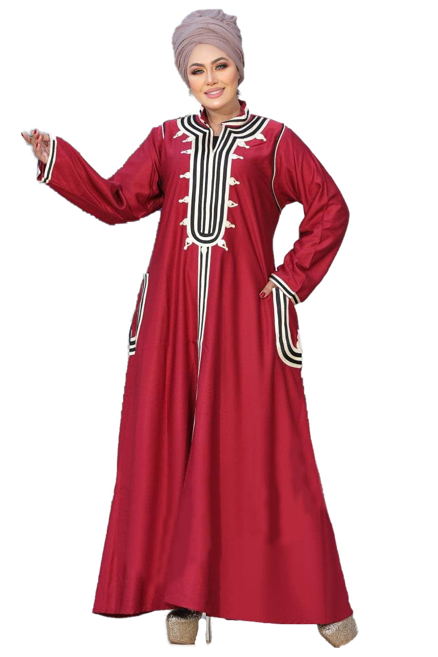 Abaya Ketan With Two Pocket For Woman