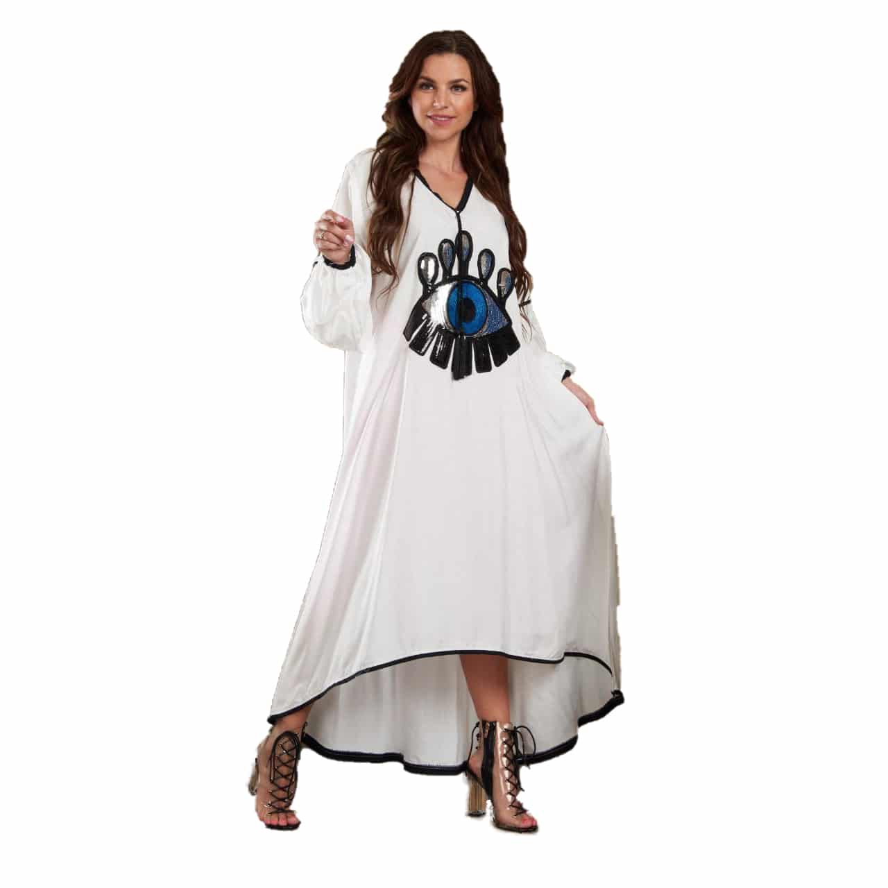 ABAYA EYES-white-alamal-clothing-for-woman-long-sleeve