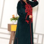 abaya winter ketan for woman balck clolors