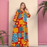Alamalshop abaya fashion frowla paint for woman