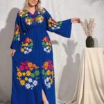 Alamalshop-abaya-casual-for-woman–blue