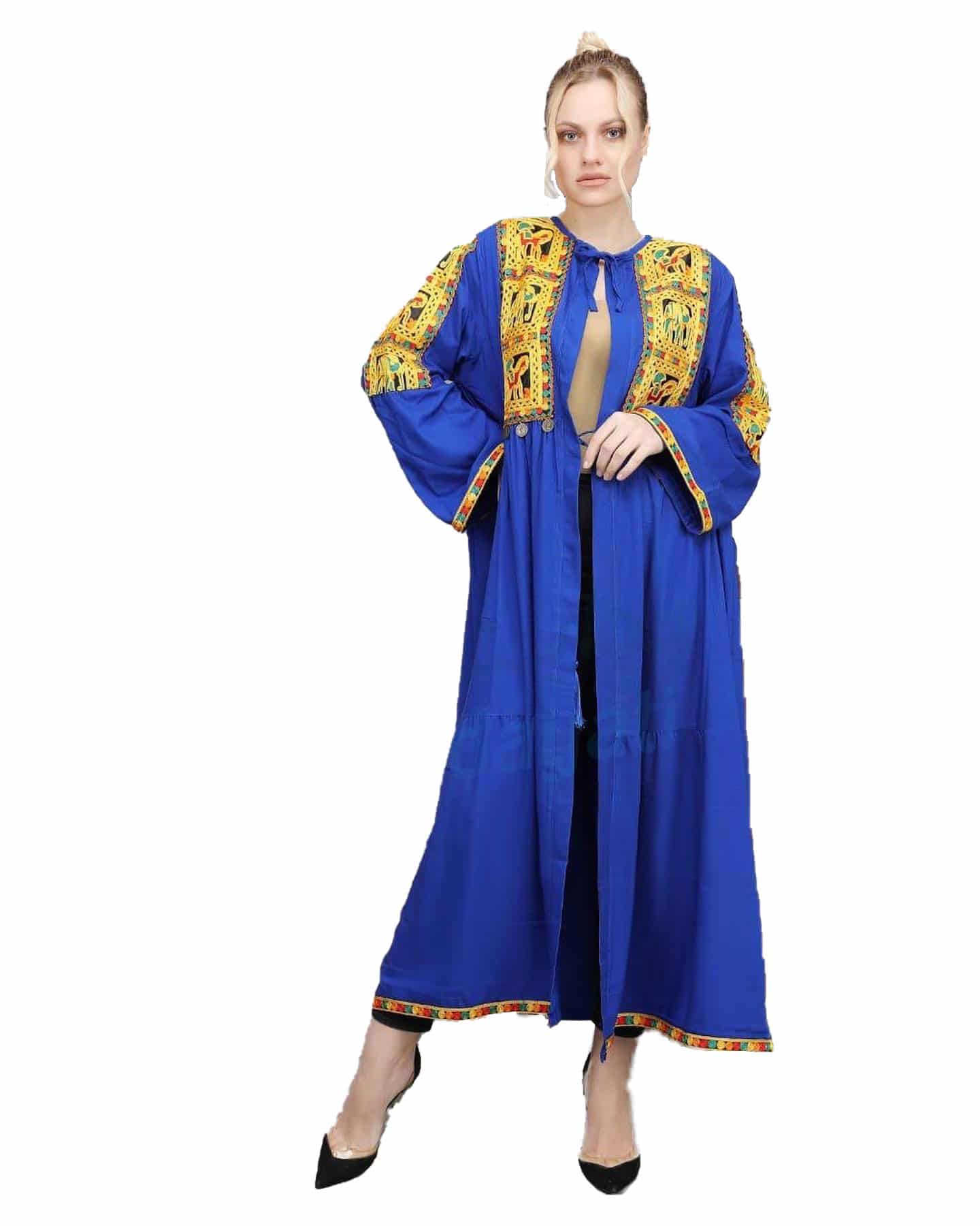 basht Abaya Open casual for women fashion blue