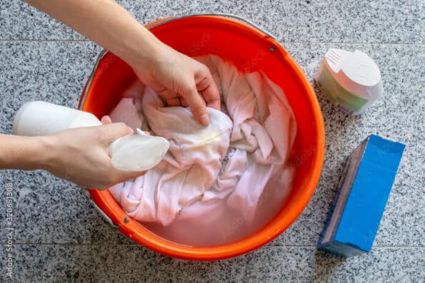  removing stains from clothes using lemon