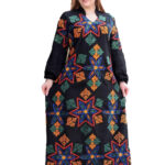 Women's Abaya Casual Dress with Embroidery Stylish and Comfortable Modest Dresses for Women, Perfect for Any Occasion