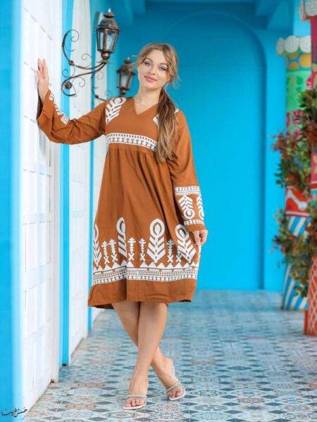 Short Abaya embroidery Casual Sleeve for women
