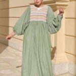 Abaya Linen Outwear Casual like Dress For Women