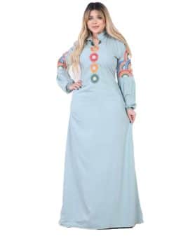 abaya alamalshop aqua 1 أزياء عباية