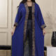 Women Kaftan Elegant Arabic Calligraphy Abaya,Alamalshop Embroidery, Traditional Islamic Robe