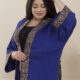 Women Kaftan Elegant Arabic Calligraphy Abaya,Alamalshop Embroidery, Traditional Islamic Robe