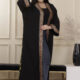 Women Kaftan Elegant Arabic Calligraphy Abaya,Alamalshop Embroidery, Traditional Islamic Robe