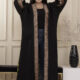 Women Kaftan Elegant Arabic Calligraphy Abaya,Alamalshop Embroidery, Traditional Islamic Robe