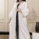 Women Kaftan Elegant Arabic Calligraphy Abaya,Alamalshop Embroidery, Traditional Islamic Robe