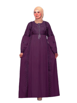 abaya emeberdairy purple Abaya Casual&Classic